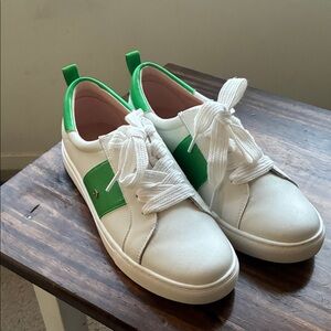 Kate Spade White and Green Shoes size 9